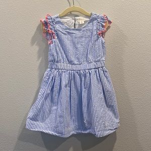Crewcuts J. Crew Seersucker Dress Sz 3T